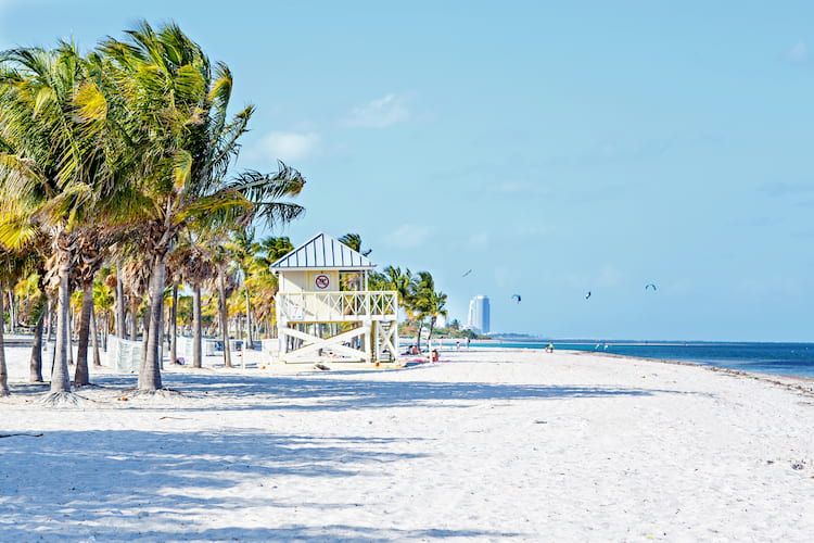 Crandon Park beach, Miami, Florida