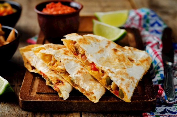 Chicken quesadillas