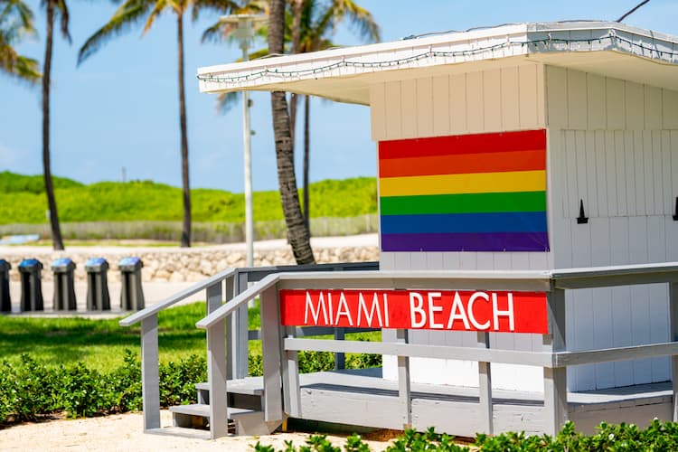 Miami Beach lifeguard tower