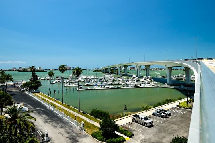 St. Pete-Clearwater aerial view of water