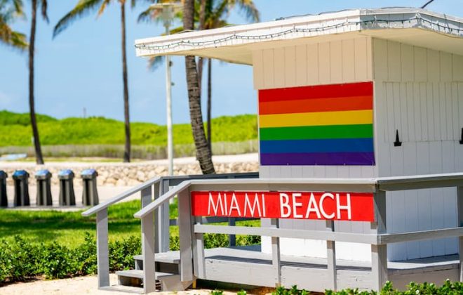 Miami Beach lifeguard tower