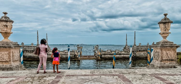 Vizcaya museum water front